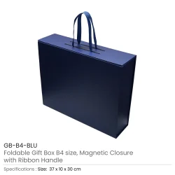 Foldable Gift Box Blue Color