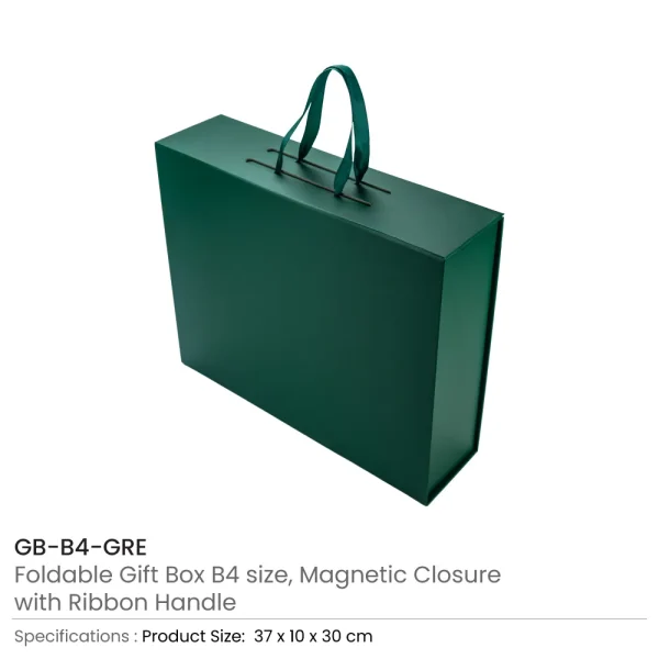 Foldable Gift Box Green