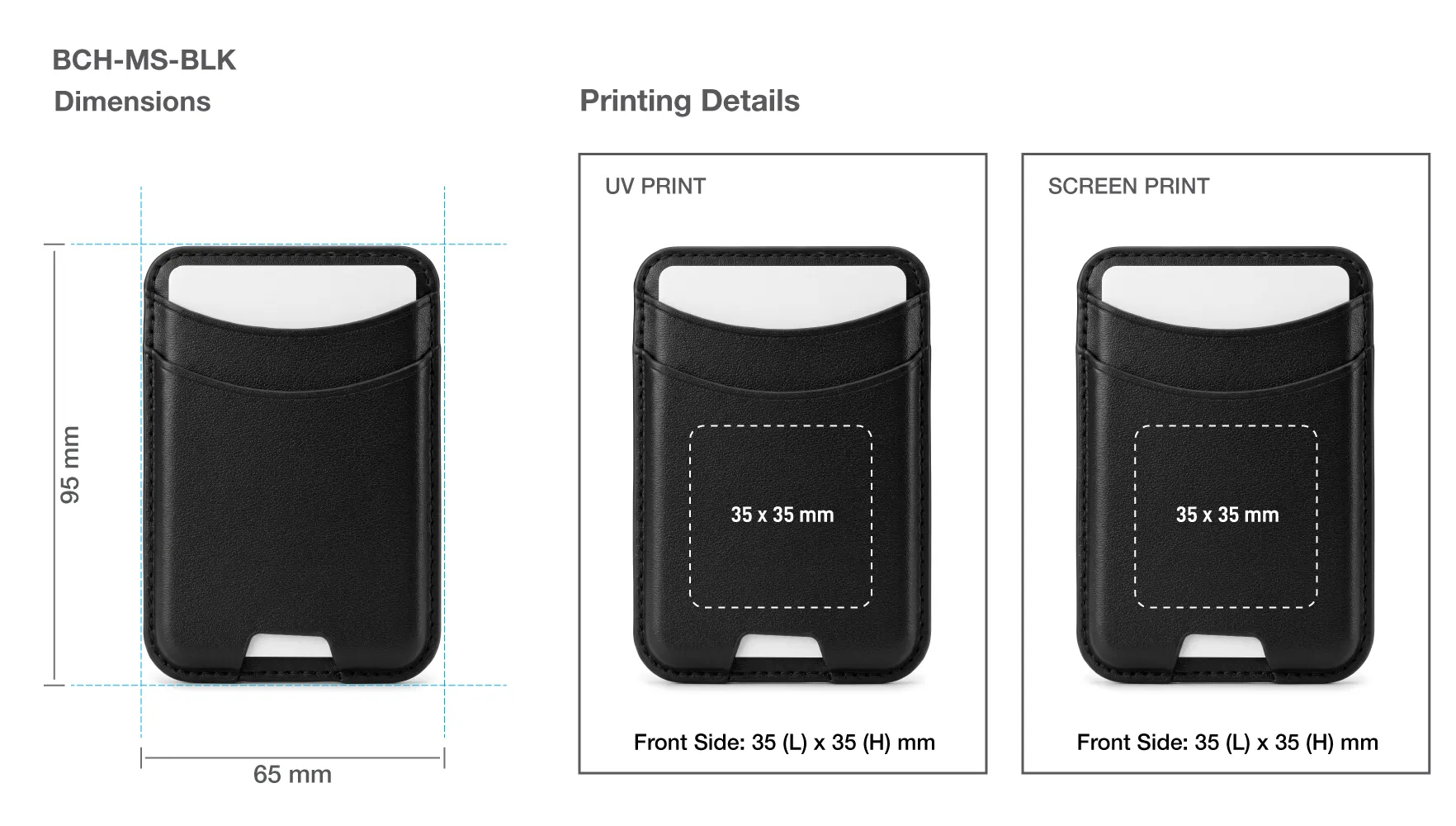 MagSafe PU Card Holder Print Details MagSafe PU Card Holder Print Details