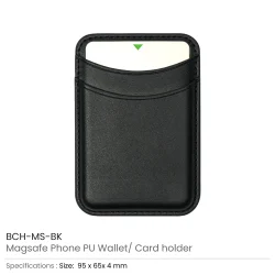 MagSafe Phone PU Wallet Card Holder Details
