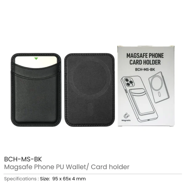 MagSafe Phone PU Wallet Card Holder Details