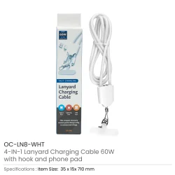 4-in-1 Lanyard Charging Cable Details