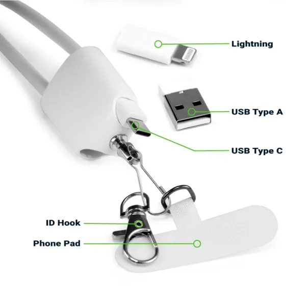 4-in-1 Lanyard Charging Cable More Details