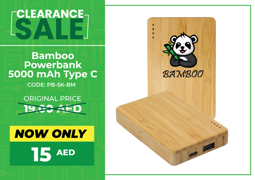 Bamboo Powerbank Clearance Sale
