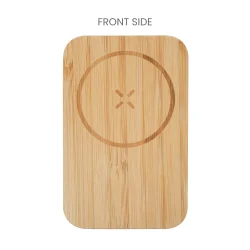 Bamboo Wireless Car Charger Front