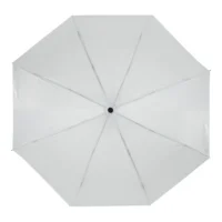 Bi-Fold Umbrella in White Top view