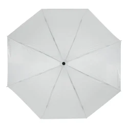 Bi-Fold Umbrella in White Top view