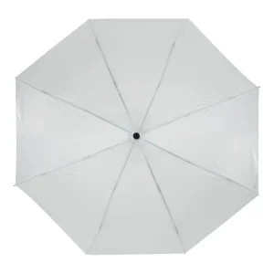 Bi-Fold Umbrella in White Top view