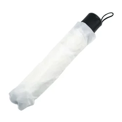 Bi-Fold Umbrella in White with Pouch