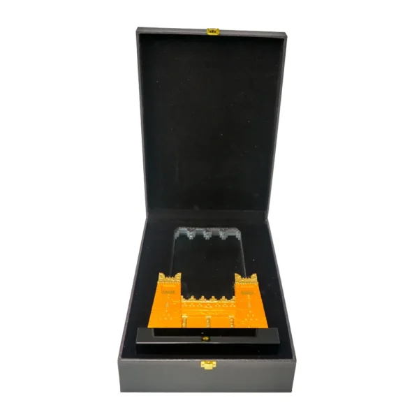 Castle Design Crystal Award with Box