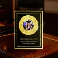 A3 Aluminum Award Plaque with Printing