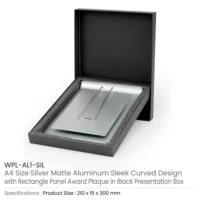 Aluminum Award Plaque with stand Details