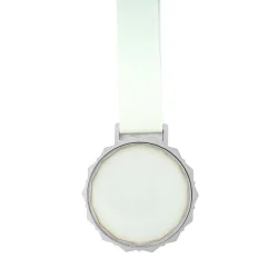 Glass Medals with Silver Frame