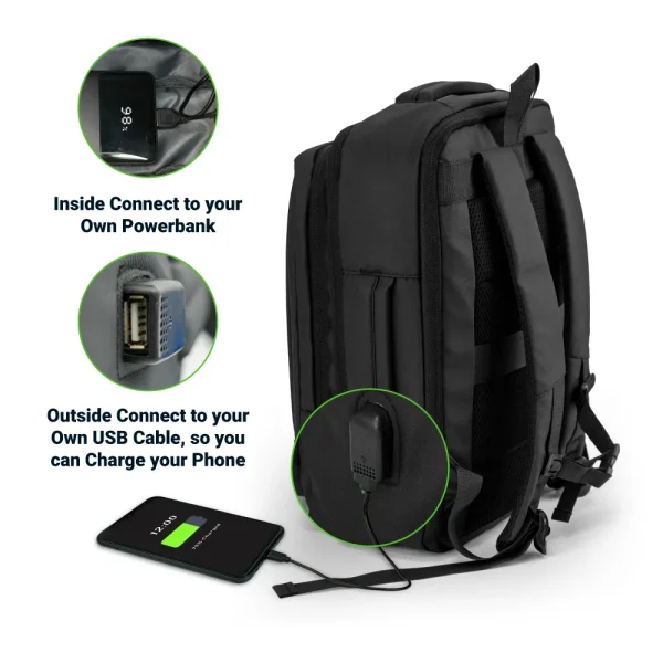 Multipurpose Expandable Travel Backpack Sample