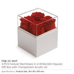 Forever Roses Gift Box Details
