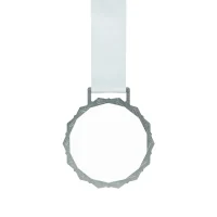 Glass Medals with Silver Frame