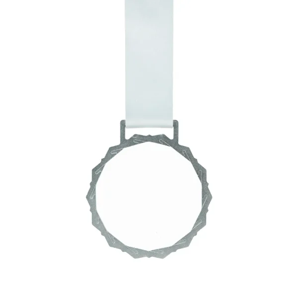 Glass Medals with Silver Frame