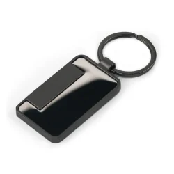 Metal Keychain Matte Black