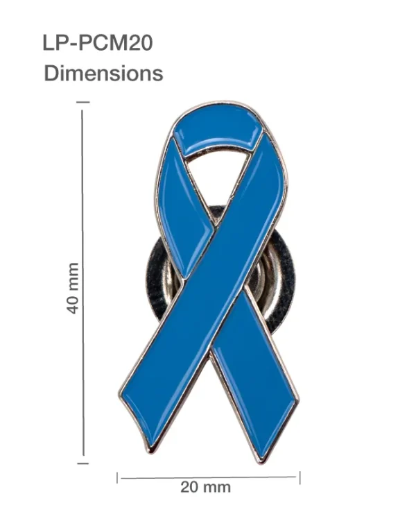 Prostate Cancer Awareness Badge Size