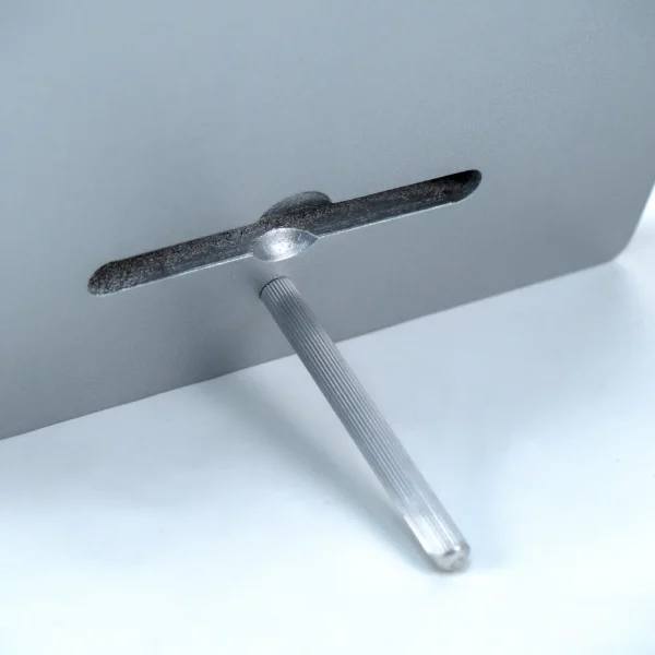 A4 Aluminum Award Plaque Back Stand
