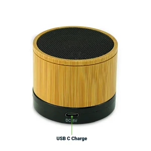 Bamboo Bluetooth Speaker Port