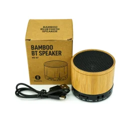Bamboo Bluetooth Speaker with Box