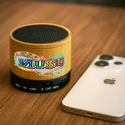 Branding Bamboo Bluetooth Speaker