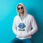 Branding Fleece Hoodie with Zipper