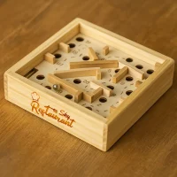 Branding Wooden Maze Board Game
