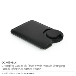 Charging Cable Kit in Black Color