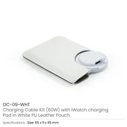 Charging Cable Kit in White Color