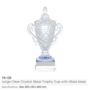 Crystal Glass Trophy Cup Details