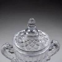 Crystal Glass Trophy Cup Top View