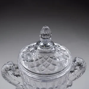 Crystal Glass Trophy Cup Top View