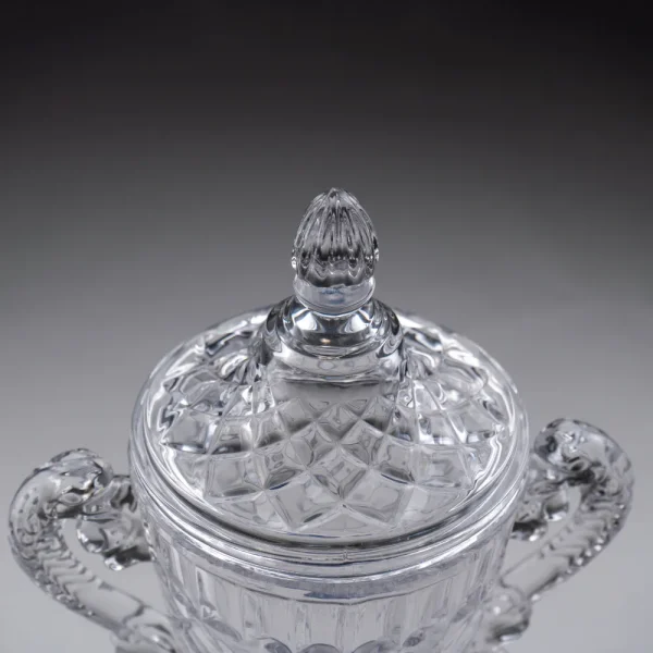 Crystal Glass Trophy Cup Top View
