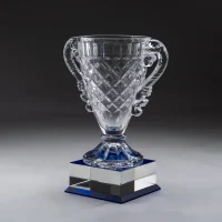 Crystal Glass Trophy Cup View