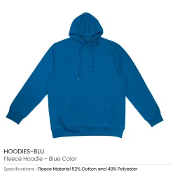 Fleece Hoodies Blue