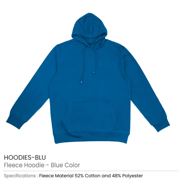 Fleece Hoodies Blue