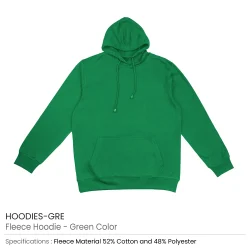 Fleece Hoodies Green