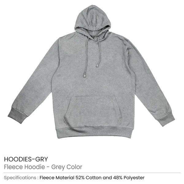 Fleece Hoodies Grey