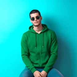 Fleece Hoodie with Zipper Sample