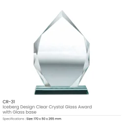 Iceberg Design Crystal Award Details