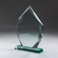 Iceberg Design Crystal Award side view