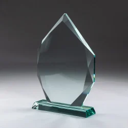 Iceberg Design Crystal Award side view