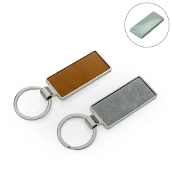 Silver Shiny Metal Keychains