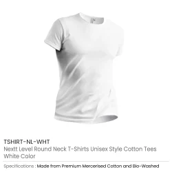 Round Neck T-Shirts White