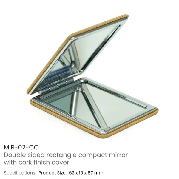 Rectangle Pocket Mirror Details