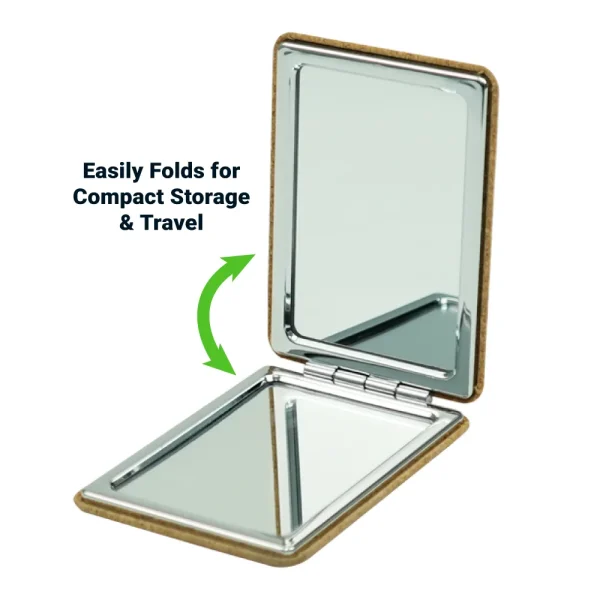 Rectangle Pocket Mirror Fold-able