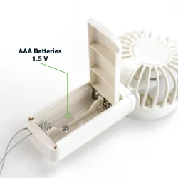 Portable Hand Fan Power source
