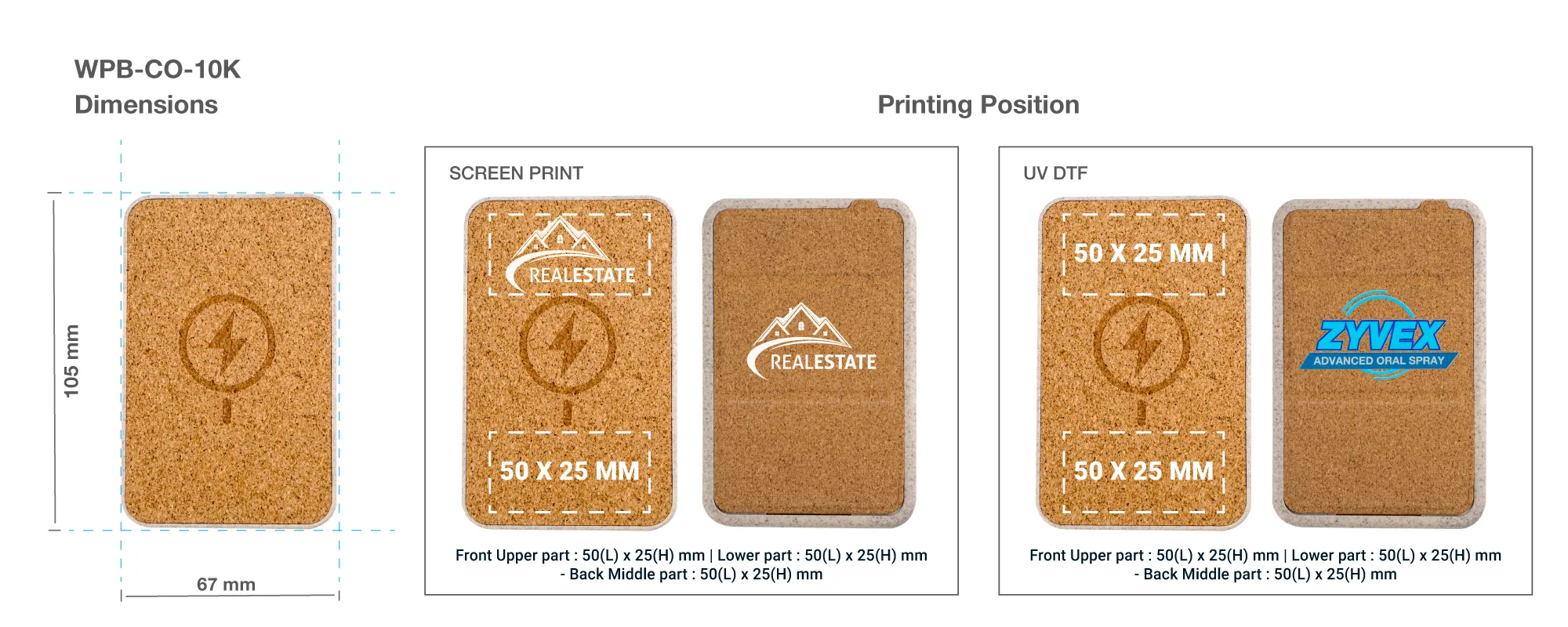 Powerbank Print Details Powerbank Print Details